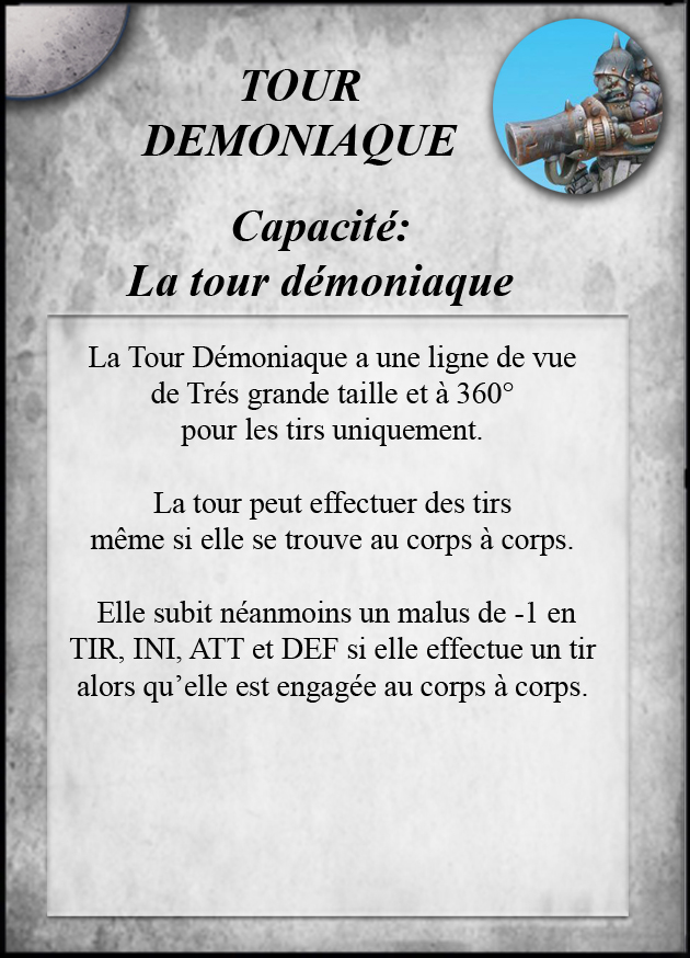 capacité tour démoniaque